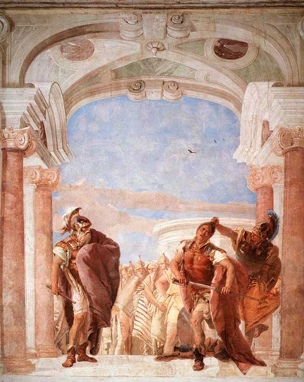 La furia de Aquiles, Giovanni Battista Tiepolo. 1757 La furia de Aquiles, Giovanni Battista Tiepolo. 1757