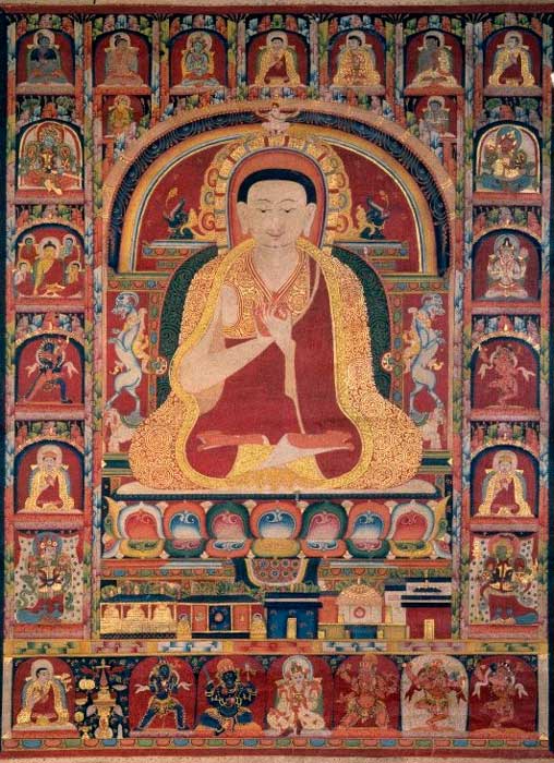 Brooklyn Museum - Portrait of the Great Thangpa. 1276-1300. Brooklyn Museum - Portrait of the Great Thangpa. 1276-1300.
