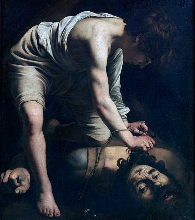 David vencedor de Goliat. Caravaggio. 1600. David vencedor de Goliat. Caravaggio. 1600.