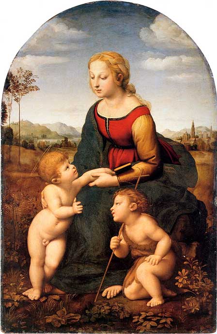 La Bella Jardinera. Rafael Sanzio. 1507.