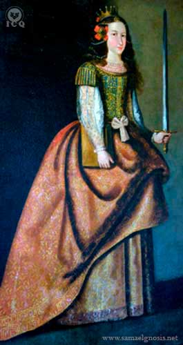 Santa Catalina. Museo de Guadalupe Zacatecas. Santa Catalina. Museo de Guadalupe Zacatecas.