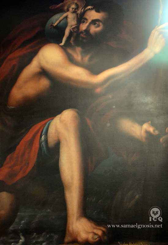 San Cristóbal y el niño. Museo de Guadalupe Zacatecas. San Cristóbal y el niño. Museo de Guadalupe Zacatecas.