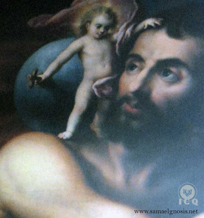 San Cristóbal y el niño. Museo de Guadalupe Zacatecas. San Cristóbal y el niño. Museo de Guadalupe Zacatecas.