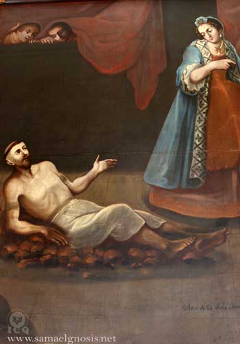 Vencer Tentaciones (21. San Francisco vence la tentación). Museo de Guadalupe Zacatecas. Vencer Tentaciones (21. San Francisco vence la tentación). Museo de Guadalupe Zacatecas.