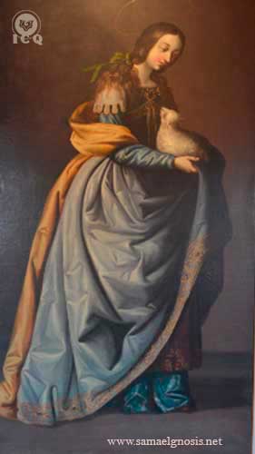 Santa Inés. Museo de Guadalupe Zacatecas. Santa Inés. Museo de Guadalupe Zacatecas.