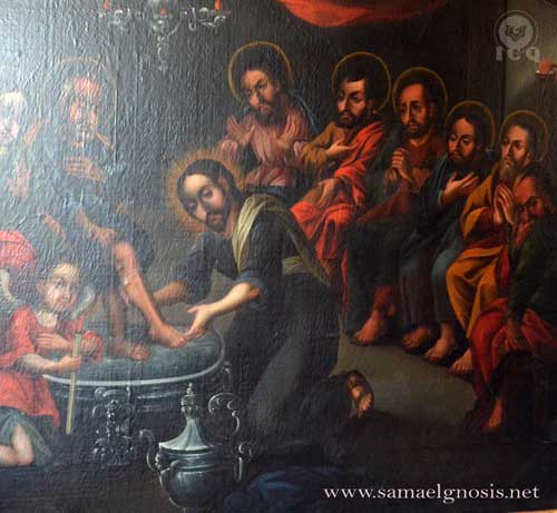 El lavatorio de pies. Museo de Guadalupe Zacatecas. El lavatorio de pies. Museo de Guadalupe Zacatecas.