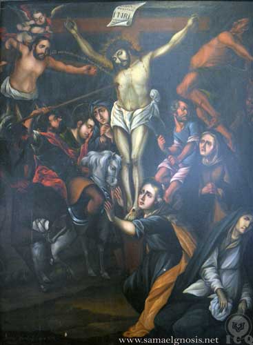 Crucifixión y lanza. Museo de Guadalupe Zacatecas. Crucifixión y lanza. Museo de Guadalupe Zacatecas.