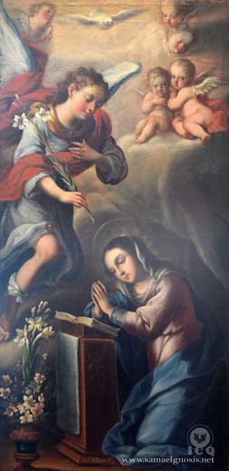 La anunciación. Museo de Guadalupe Zacatecas. La anunciación. Museo de Guadalupe Zacatecas.