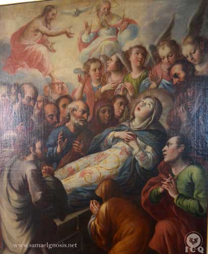 Tránsito de la virgen María. Museo de Guadalupe Zacatecas. Tránsito de la virgen María. Museo de Guadalupe Zacatecas.