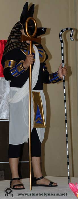 Anubis, jerarca de la Ley del karma. Obra de teatro del Congreso Gnóstico Infantil 2021.