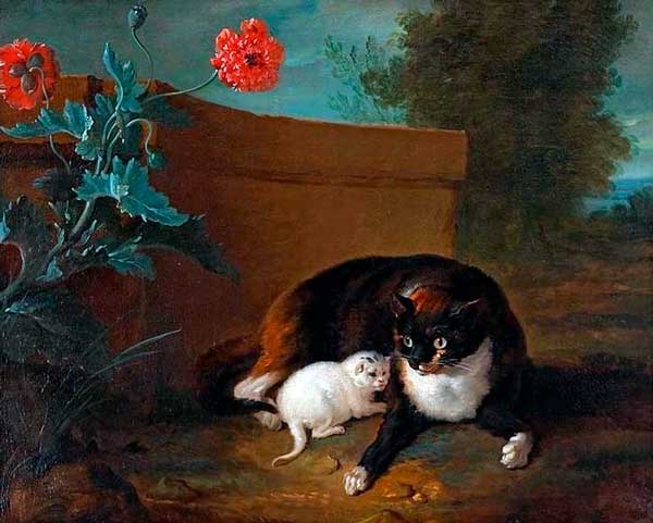 Bodegón gato. Jean Baptiste Oudry. 1737. Bodegón gato. Jean Baptiste Oudry. 1737.