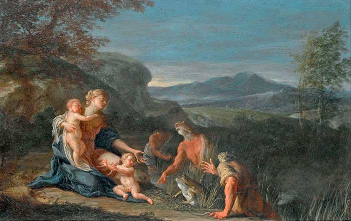 “Latona y las ranas. ” Francisco Trevisani. 1656-1746. “Latona y las ranas. ” Francisco Trevisani. 1656-1746.