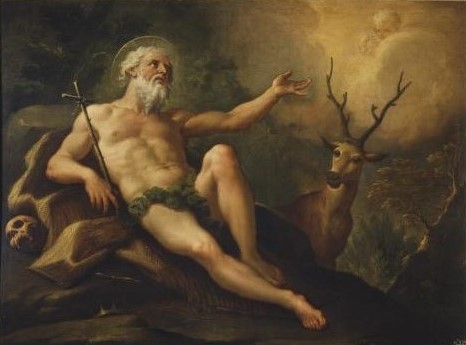 San Gil penitente. Paolo de Matteis. S. XVII o XVIII San Gil penitente. Paolo de Matteis. S. XVII o XVIII