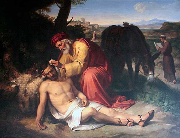 El Buen Samaritano. Pelegrí Cavé y Roque, 1838.