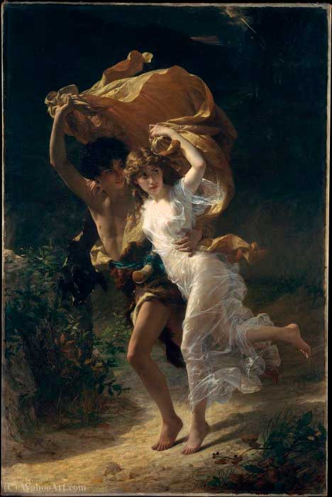 La tempestad. Pierre August Cot, 1880