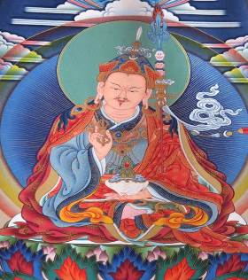 Gurú Rinpoche, imagen gratuita, tomada de la web