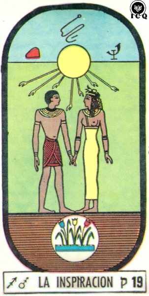 Arcano 19. La Inspiración: El sol radiante: Éxitos. Buena suerte. La Piedra Filosofal.