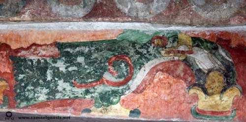 Los colores es otra forma de expresar una enseñanza. “Aves en procesión” donde destaca el verde, rojo y amarillo, Zona Arqueológica de Teotihuacán México. Los colores es otra forma de expresar una enseñanza. “Aves en procesión” donde destaca el verde, rojo y amarillo, Zona Arqueológica de Teotihuacán México.