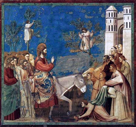 Escenas de la vida de Cristo. Entrada a Jerusalén. Giotto di Bondone (1306-1306). Escenas de la vida de Cristo. Entrada a Jerusalén. Giotto di Bondone (1306-1306).