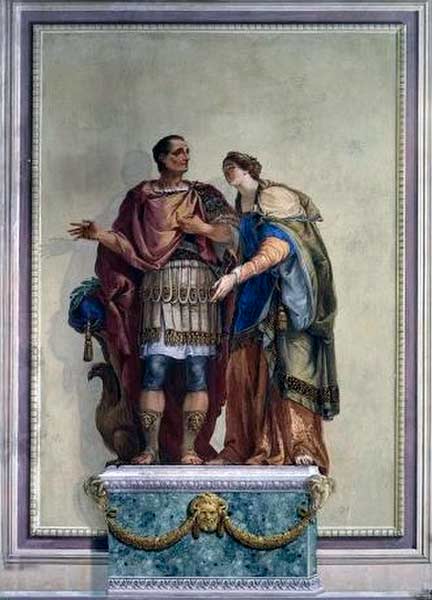Cesar and Calpurnia, (F Canal antes del 1767). Cesar and Calpurnia, (F Canal antes del 1767).