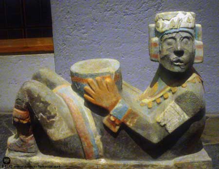 Chac Mool, Museo del Templo Mayor. México. Chac Mool, Museo del Templo Mayor. México.
