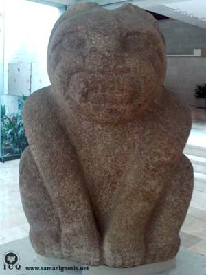 Jaguar (tigre americano) Museo de Antropología de Xalapa México. Jaguar (tigre americano) Museo de Antropología de Xalapa México.