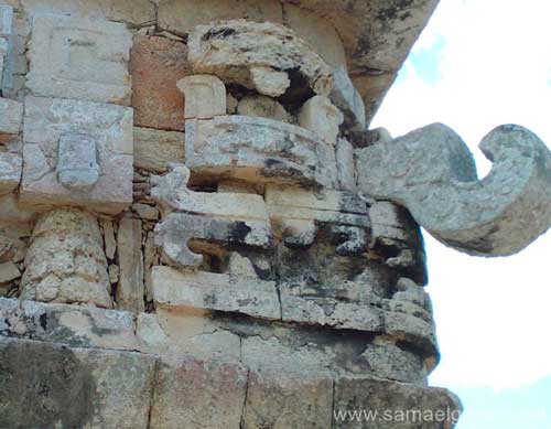 Dios de la lluvia maya (Chaac). [Chichén Itzá. Yucatán México]