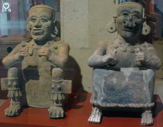 Pareja Tláloc, el dios de la lluvia (Tláloc) y la “La que tiene falda de jade” (Chalchiuhtlicue), [MAX]